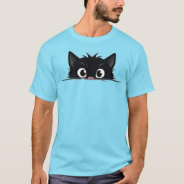 Cute Peking Black Cat T-shirt