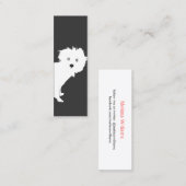 Cute Peking Pup Mini Visitekaartje (Voorkant / Achterkant)