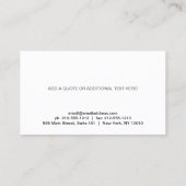 Cute Peking Pup Visitekaartje (Achterkant)