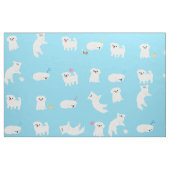Cute Pekingese Printed Pattern Fabric Stof (Fat Quarter)