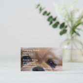 Cute Pekingese Puppy Visitekaartjes (Staand voorkant)