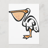Cute Pelican Briefkaart (Voorkant)