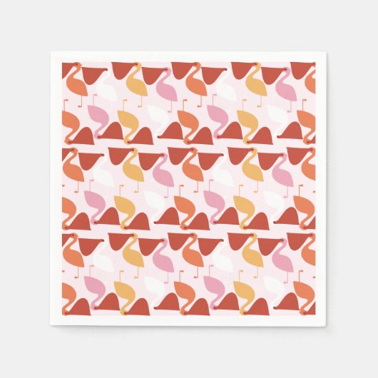 Cute Pelican Paper Napkins Servet (Voorkant)