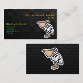 Cute Pelican Slank Visitekaartje (Voorkant / Achterkant)