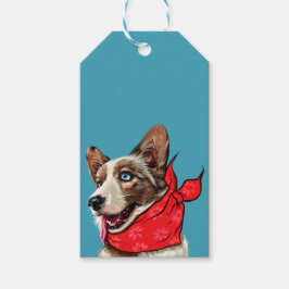 Cute Pembroke Welsh Corgi Cadeaulabel