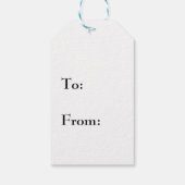 Cute Pembroke Welsh Corgi Cadeaulabel (Achterkant)