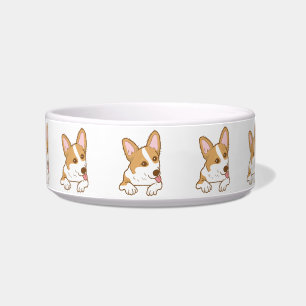 Cute Pembroke Welsh Corgi Dog Voerbakje