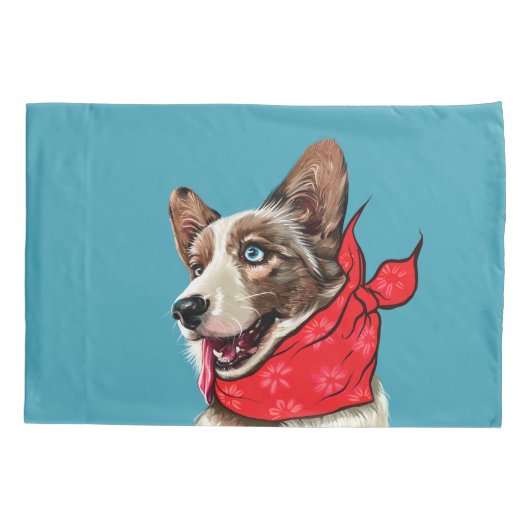 Cute Pembroke Welsh Corgi Kussensloop (Achterkant)