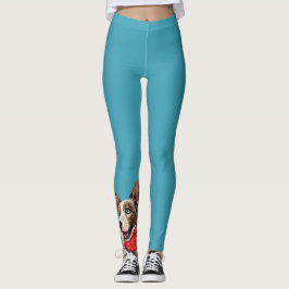 Cute Pembroke Welsh Corgi Leggings