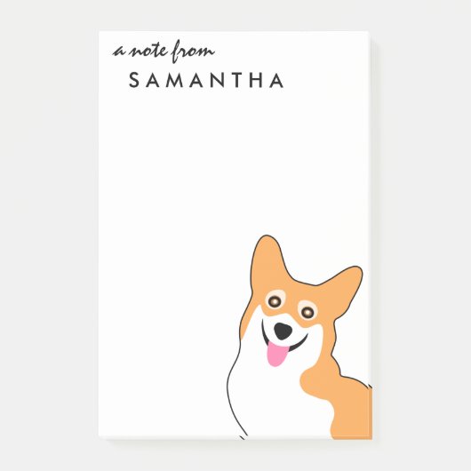 Cute Pembroke Welsh Corgi Notes (Voorkant)