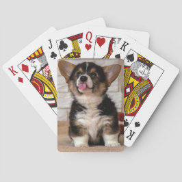 Cute Pembroke Welsh Corgi Puppy Dog Pokerkaarten