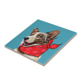 Cute Pembroke Welsh Corgi Tegeltje (Zijkant)