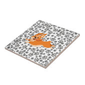 Cute Pembroke Welsh Corgi Tegeltje (Zijkant)