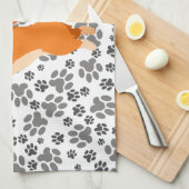 Cute Pembroke Welsh Corgi Theedoek (Quarter Fold)