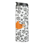 Cute Pembroke Welsh Corgi Thermosbeker (Geroteerd rechts)