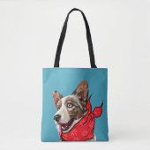 Cute Pembroke Welsh Corgi Tote Bag (Voorkant)