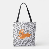 Cute Pembroke Welsh Corgi Tote Bag (Achterkant)