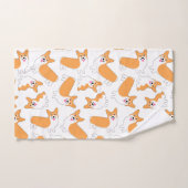 Cute Pembroke Welsh Corgis Pattern Bad Handdoek (Handdoek)