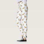 Cute Pembroke Welsh Corgis Pattern | Fun-Hondenlie Leggings<br><div class="desc">Show van je liefde voor Pembroke Welsh Corgis in comfort en stijl met deze Corigs leggings. Kute patterned print, perfect voor de gym, yoga of een relaxende avond met uw Corgi aan uw kant. Deze nieuwe leggings maken een leuk cadeau voor hondenliefhebbers. Bezoek Jenn's Doodle World voor nog meer hondenras...</div>