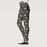 Cute Pembroke Welsh Corgis Pattern | Fun-Hondenlie Leggings<br><div class="desc">Show van je liefde voor Pembroke Welsh Corgis in comfort en stijl met deze Corigs leggings. Kute patterned print, perfect voor de gym, yoga of een relaxende avond met uw Corgi aan uw kant. Deze nieuwe leggings maken een leuk cadeau voor hondenliefhebbers. Bezoek Jenn's Doodle World voor nog meer hondenras...</div>