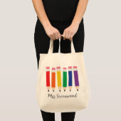 Cute Pencils Custom Canvas tas (Voorkant (product))