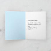 Cute Penguin Afstuderen Kaart (Binnen)