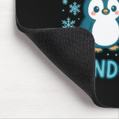 Cute Penguin And Lar Bear Winter Wonderland Christ Muismat (Hoek)