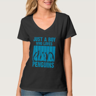Cute Penguin Art Boys Kinder Mannen Bird Zoologist T-shirt