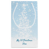 Cute Penguin babay's eerste Kerstmis Klein Cadeauzakje (Achterkant)