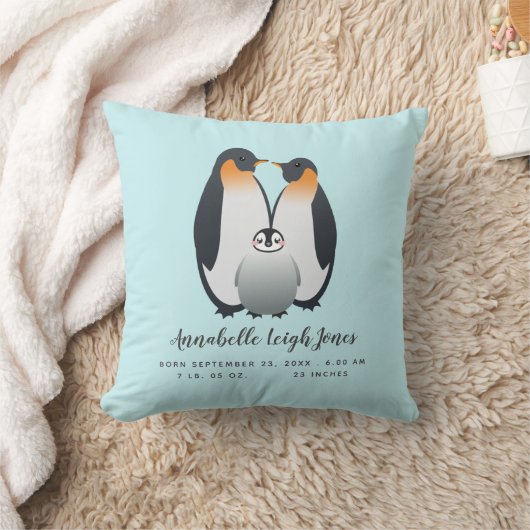 Cute Penguin Baby Nursery Kussen (Deken)