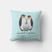 Cute Penguin Baby Nursery Kussen (Voorkant)