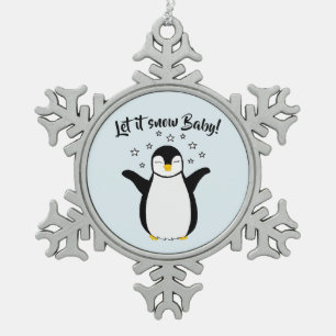 Cute Penguin Baby Ornament