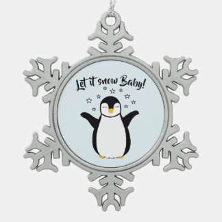 Cute Penguin Baby Ornament