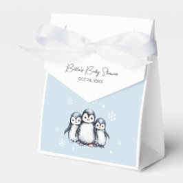Cute Penguin Baby shower Bedankdoosjes
