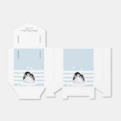 Cute Penguin Baby shower Bedankdoosjes (Uitgevouwen)