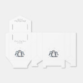 Cute Penguin Baby shower Bedankdoosjes (Uitgevouwen)