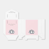Cute Penguin Baby shower Bedankdoosjes (Uitgevouwen)
