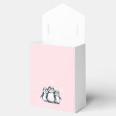 Cute Penguin Baby shower Bedankdoosjes (Geopend)