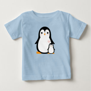 Cute Penguin Baby shower Blue Boy