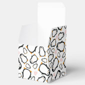 Cute Penguin Baby shower Blue Boy Bedankdoosjes (Geopend)