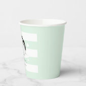 Cute Penguin Baby shower Papieren Bekers (Links)