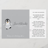 Cute Penguin Baby shower Snoep Bar Wrapper (Voorkant)