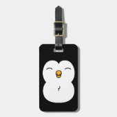 Cute Penguin Bagagelabel (Voorkant verticaal)