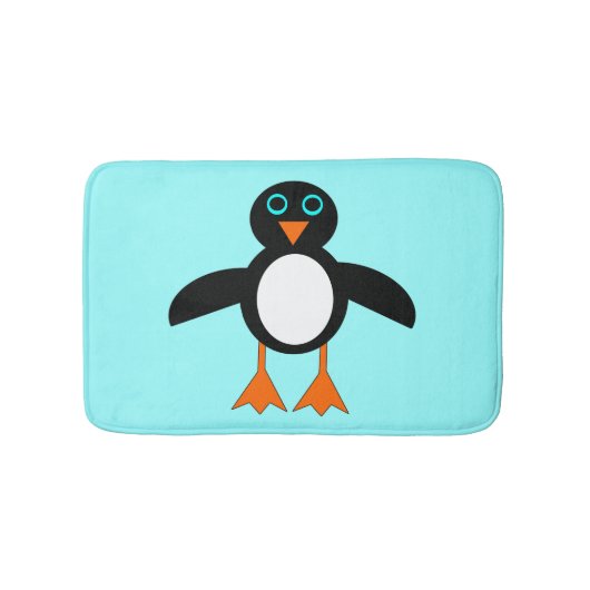 Cute Penguin Bath Mat (Voorkant)