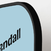 Cute Penguin Blue Personalized for Kids & Adults Pickleball Paddle (Links Detail)