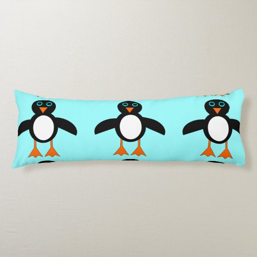 Cute Penguin Body Pillow Lichaamskussen (Voorkant)