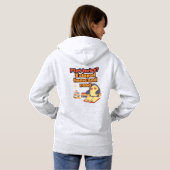 Cute Penguin Book Quote  Hoodie (Achterkant volledig)