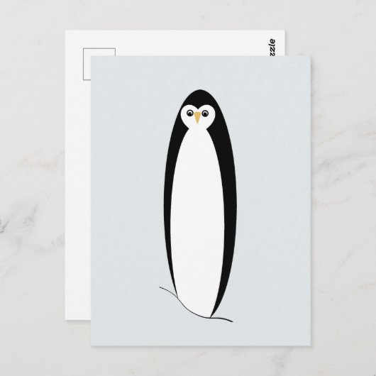 Cute Penguin Briefkaart (Voorkant / Achterkant)