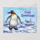 Cute Penguin Briefkaart (Voorkant)
