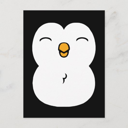 Cute Penguin Briefkaart (Voorkant)